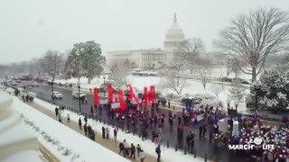 WOW! Watch this amazing video of 100,000 pro-life Americans at the March for Life!