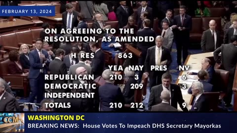 BREAKING NEWS: House Votes To Impeach DHS Secretary Mayorkas
