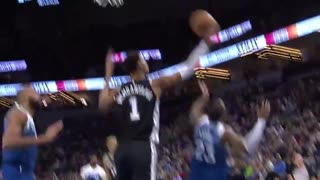 NBA | WEMBY EFFORTLESS Dunk! San Antonio vs. Minnesota