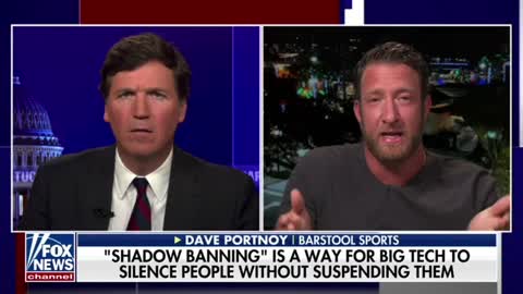 Dave Portnoy talks to Tucker Carlson about Big Tech’s efforts to silence him