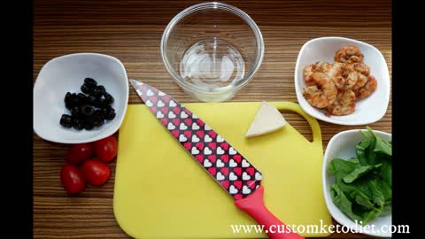 Buttered Shrimp & Salad Keto Recipe Diet