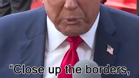 President Trump’s message to Biden “Close up the borders, Joe! Our country is going to hell.”