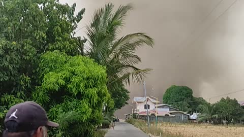 First Tornado Forming Over Lanna Tumauini Isabela, Philippines