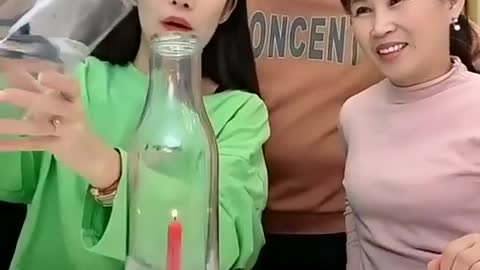 Funny Magic Trick With Candle