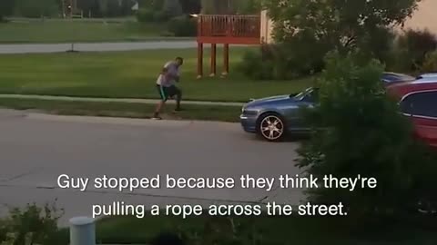 the invisible rope stopping the car
