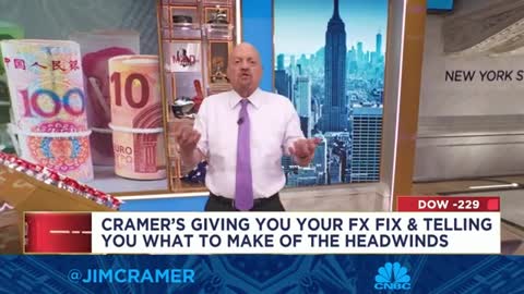 Jim Cramer explains how the strong dollar has hurt companies' earnings