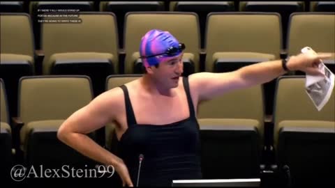 Comedian AlexStein99 Plays a Trans Swimmer Character During Plano, TX City Council Meeting