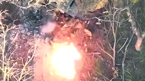 Russian soldier hits his comrade with backblast from a RPG-7