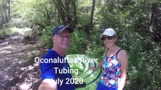 Tubing on the Oconaluftee River