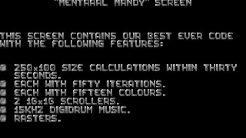 Atari ST Demos - Mental Mandy STOS Demo