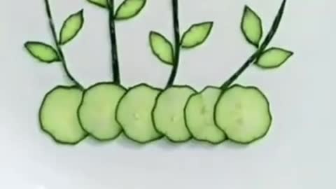 Fantastic Food Arts 2021 - Flower Decoration with Cucumber