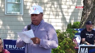 HAITIANS FOR TRUMP CHAIR SPEECH AT NORTHBOROUGH HQ