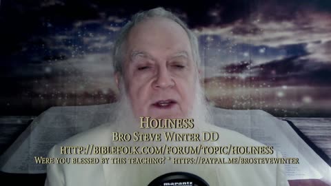 Holiness 12-29-2020 by Bro Steve Winter DD