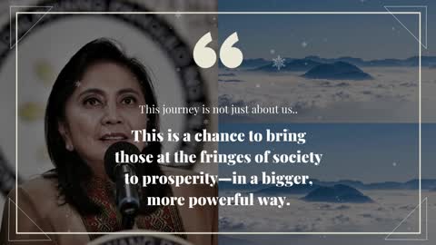 Leni Robredo | Words Of Wisdom From A Simple Woman