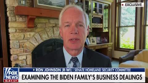 Sen. Johnson Discusses the Suspicious Activity Reports, Laptop from Hell, Biden Crime Family