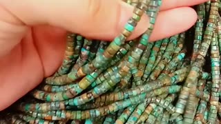 Natural Turquoise Beads DIY making different jewelry gift as intense intention courtship