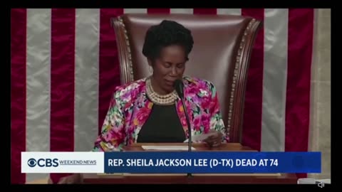 Democratic Rep. Sheila Jackson Lee of Texas has died