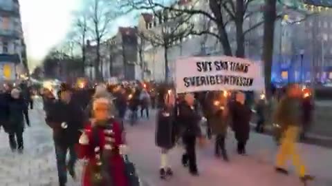 The people of Sweden are shouting, no more lies #shorts #viral #trending