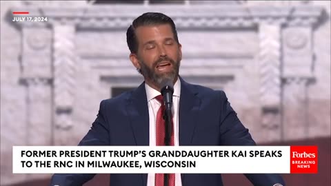 SURPRISE RNC MOMENT: Trump's Granddaughter Kai Comes Onstage And Praises Grandfather