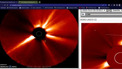 CME Inbound / Space Weather Update 10-21-22