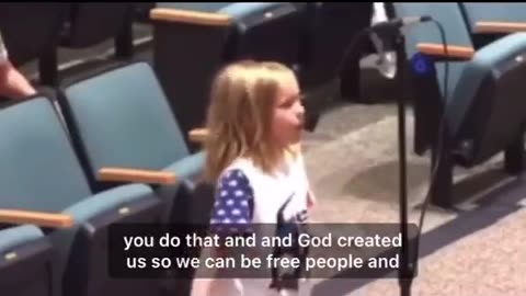 Powerful Patriotic Speech 🎤 By Girl About Masks 😷 In School !!!!!