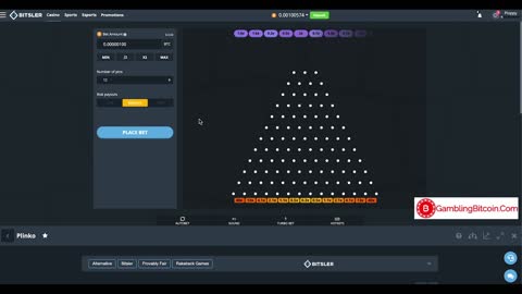 Bitsler Plinko Review