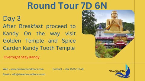 Sri Lanka Round Tour 7D 6N