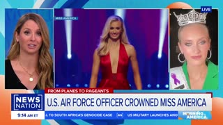 U.S. Air Force officer crowned Miss America makes history