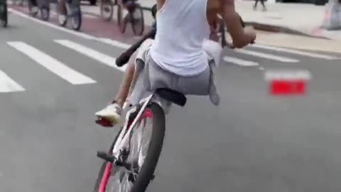 Reckless bicycle riders in NYC