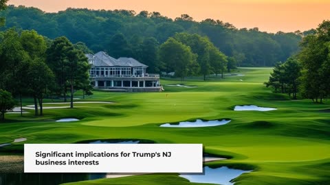New Jersey seeks to strip Trump of Golf Course liquor licenses