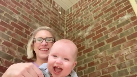 Babies funny reaction on parents in 2021