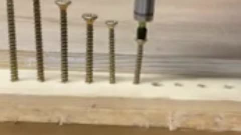 How To Use Screws For Wood Spikes Drill | Life Hacks | #Shorts