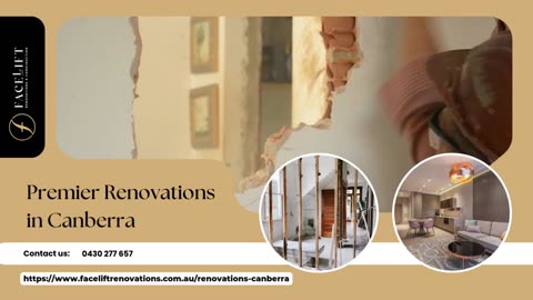 Elevate Your Living Experience with Exquisite Renovations in Canberra
