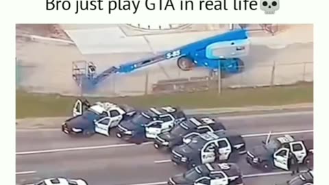 Bro is playing GTA in Real life