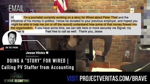 Corrupt “journalist” gets played by Project Veritas