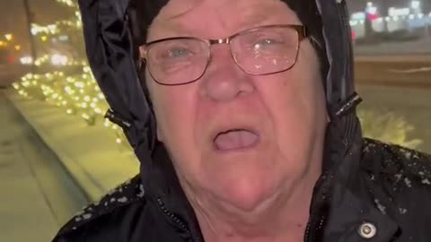 Angry grandma reports the weather outside