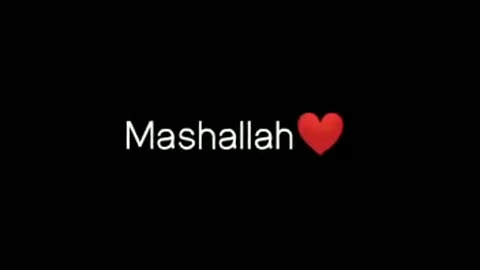 MashaAllah ♥️