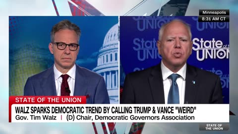 Walz calling Trump and Vance weird , hear why