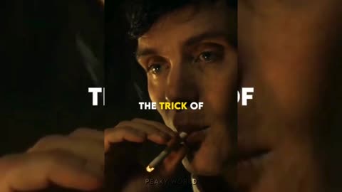 SIGMA RULE ~ THE TRICK OF BEING SMART ~ THOMAS SHELBY || QUOTES STATUS #shorts #quotes #sigma