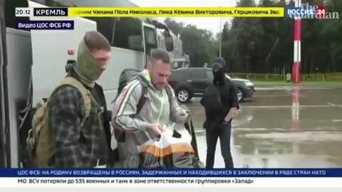 Moment Evan Gershkovich and other released prisoners board plane leaving Russia