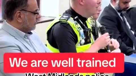 More Islamic arse-kissing from Birmingham police. No wonder they let the