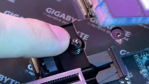 Install SSD with using a screw driver