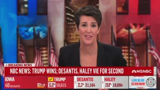 MSNBC Rachel Maddow Refuses to Air Trump Speech