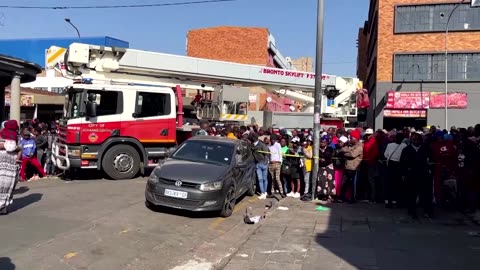 Dozens dead as fire engulfs building in South Africa