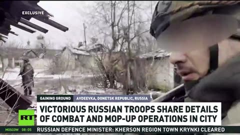 WARNING GRAPHIC: Russian forces share details of combat and mop-up operations in Avdeevka