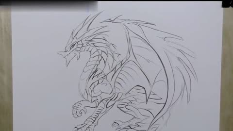 Sketch dragon
