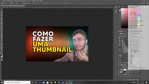 Criar thumbnail para o canal no photoshop