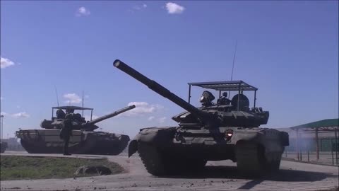 Ukrainian Army testing Missiles against Russian Tanks