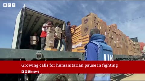 Israel-Gaza: Growing calls for humanitarian pause in fighting - BBC News