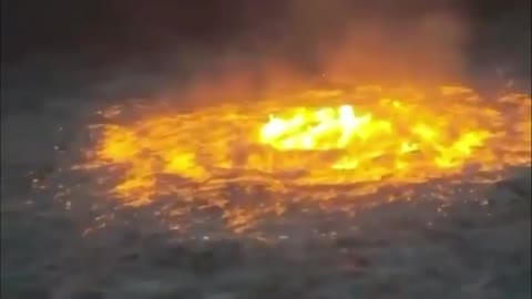 The ocean is on fire in the Gulf of Mexico after a pipeline ruptured 🤦🏼‍♂️